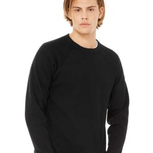 Unisex Sponge Fleece Raglan Crewneck Sweatshirt