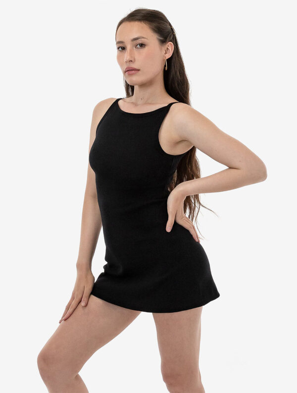 14/1RibSpaghetti BoatneckDress