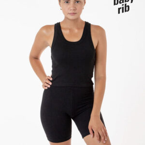 Sporty Baby Rib Crop Tank