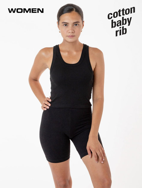 Sporty Baby Rib Crop Tank
