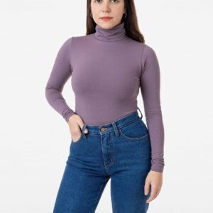 Cotton Spandex Turtleneck