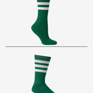 Unisex 3-Stripe Calf Sock