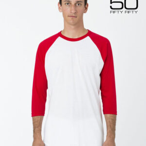 3/4 Sleeve Cotton Poly Raglan 3.8oz