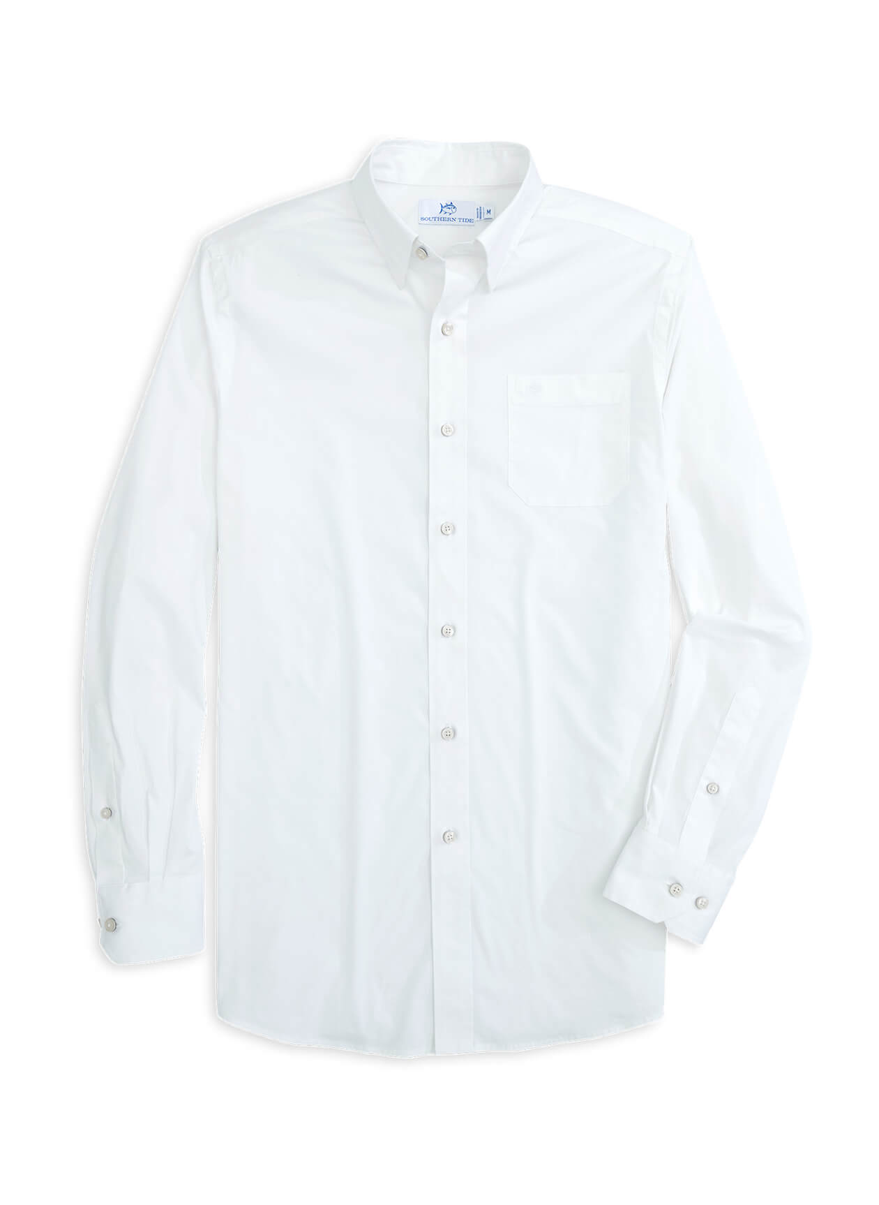 Mens Charleston Overbook Solid Sport Shirt