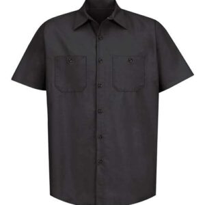 Men's Industrial Short Sleeve Work Shirt