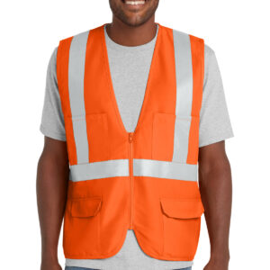 CornerStone - ANSI 107 Class 2 Mesh Back Safety Vest. CSV405