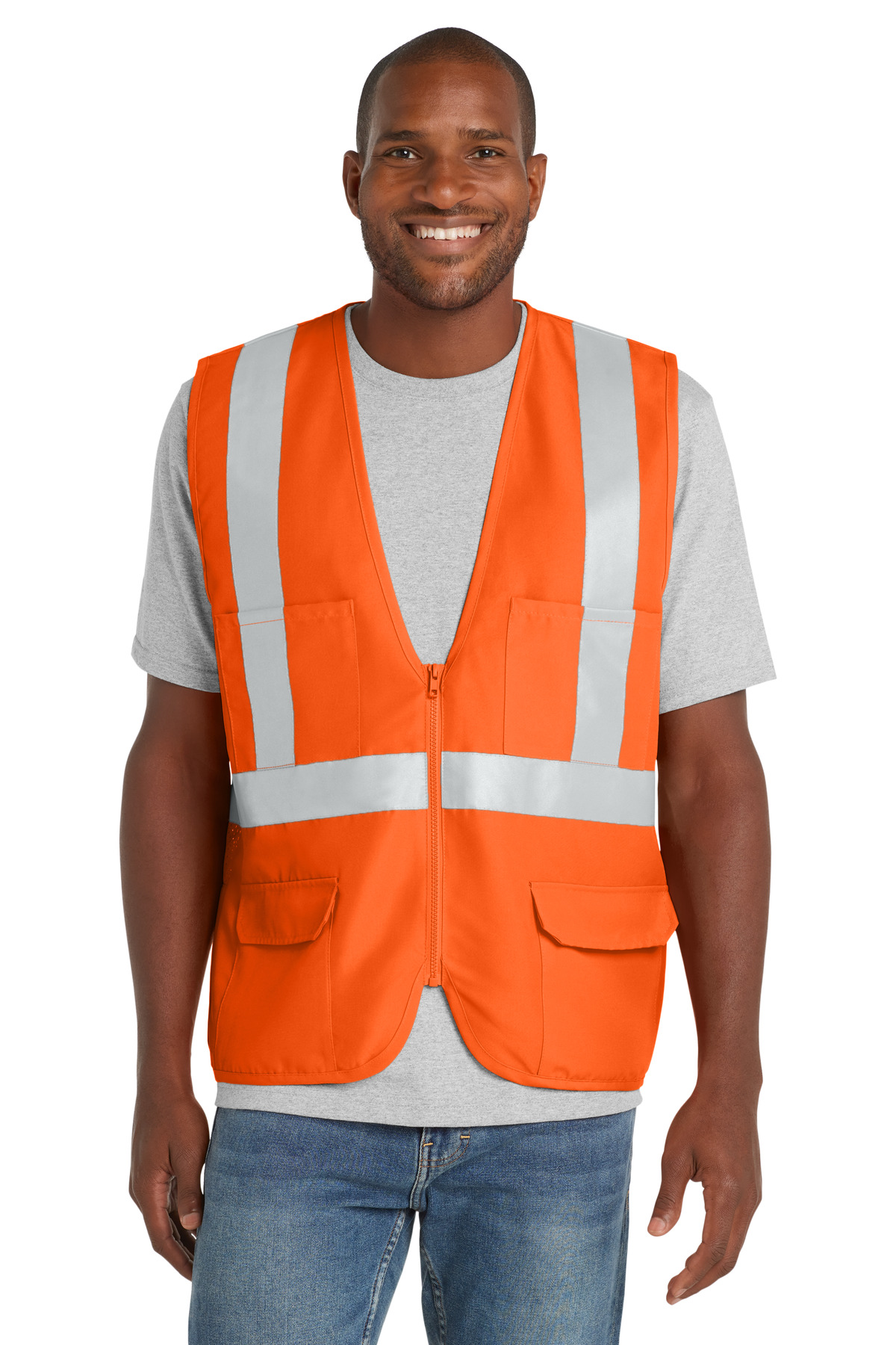 CornerStone - ANSI 107 Class 2 Mesh Back Safety Vest. CSV405
