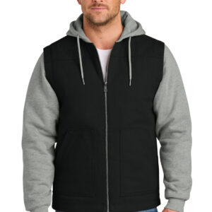 CornerStone Duck Fleece Full-Zip Hooded Jacket CSJ42