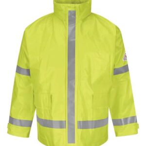 Men's Hi-Visibility Flame-Resistant Rain Jacket