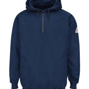 Men's Flame Resistant Quarter-Zip Hooded Sweatshirt