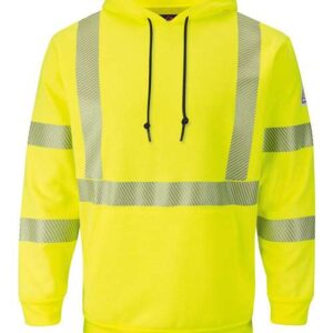 Men's Hi-Visibility Hooded Sweatshirt