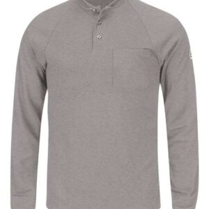 Men's Long Sleeve Henley Shirt- CoolTouch®2