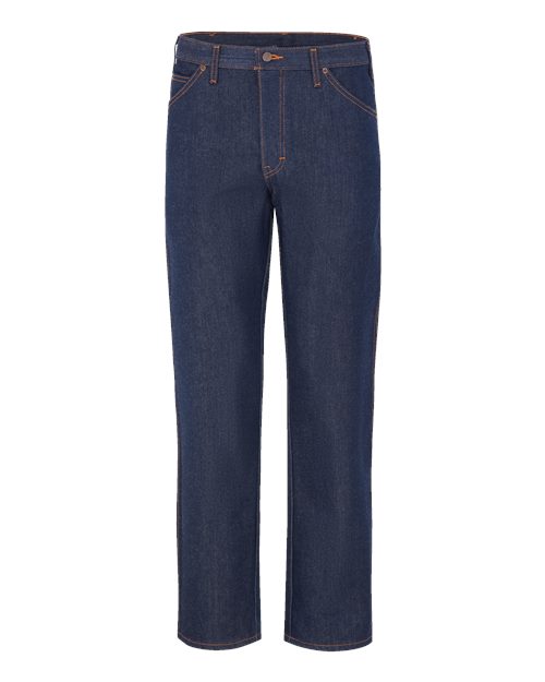 Men's Extended Sizes Straight 5-Pocket Jeans