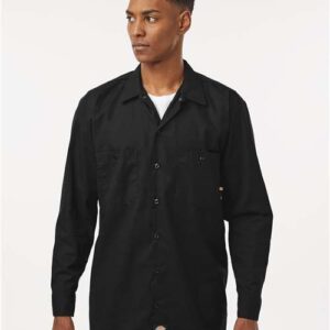 Men's Tall Industrial Long Sleeve Work Shirt
