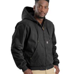 Men's Heartland Washed Cotton Duck Hooded Jacket