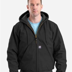 Men's Tall Highland Washed Cotton Duck Hooded Jacket