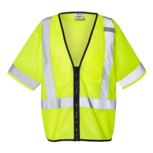 Unisex Economy Single Pocket Zipper Vest