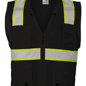 Unisex EV Series® Enhanced Visibility Multi-Pocket Mesh Vest