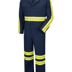 Men's Enhanced Visibility Action Back Coverall