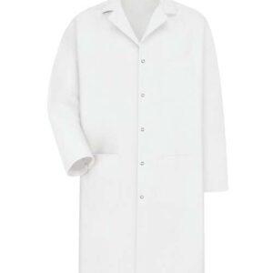 Unisex Gripper Front Lab Coat