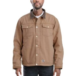 Men's Tall Vintage Washed Sherpa-Lined Work Jacket