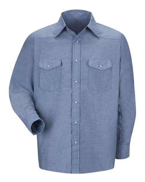 Men's Deluxe Western Style Long Sleeve Shirt