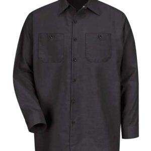 Men's Tall Industrial Long Sleeve Work Shirt