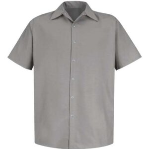 Men's Specialized Short Sleeve Pocketless Work Shirt