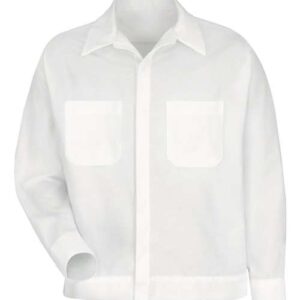 Men's Button-Front Shirt Jacket