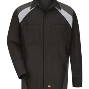 Men's Long Sleeve Tri-Color Shop Shirt