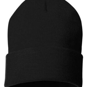12" Solid Cuffed Beanie