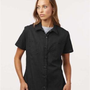 Women's Industrial Short Sleeve Work Shirt