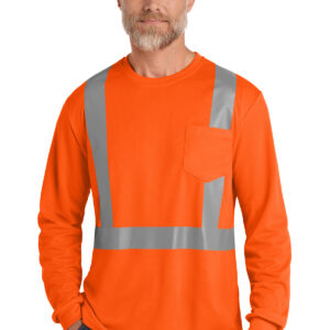 CornerStone ANSI 107 Class 2 Mesh Long Sleeve Tee. CS201