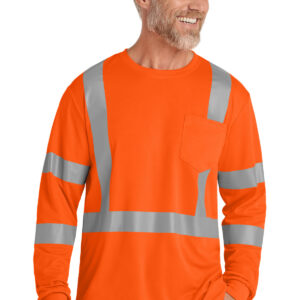 CornerStone ANSI 107 Class 3 Mesh Long Sleeve Tee. CS203