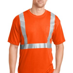 CornerStone - ANSI 107 Class 2 Safety T-Shirt. CS401