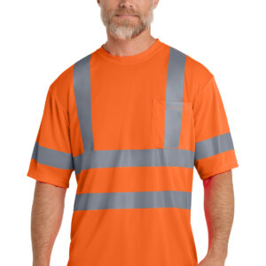 CornerStone - ANSI 107 Class 3 Short Sleeve Snag-Resistant Reflective T-Shirt. CS408