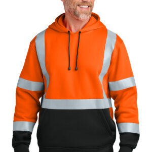 CornerStone ANSI 107 Class 3 Heavy-Duty Fleece Pullover Hoodie CSF301